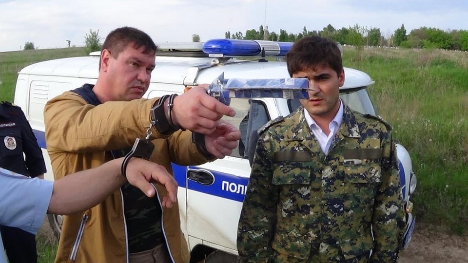 Фото следственного эксперимента по делу об убийстве Сидорова