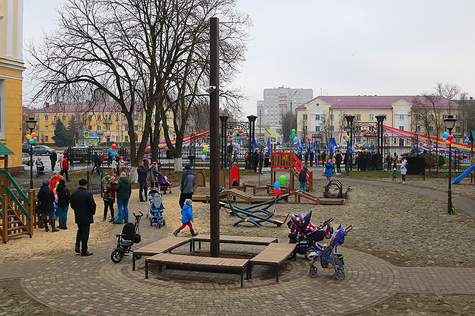 На благоустройство нового городка понадобилось чуть больше месяца.