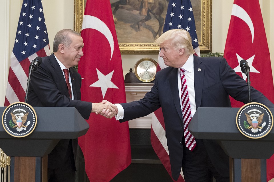 Тайип Эрдоган и Дональд Трамп
