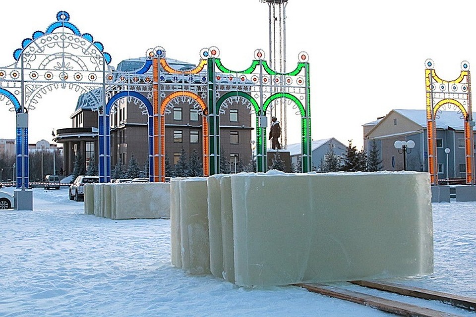 Ледовый городок в Салехарде расширил границы Фото: Администрация Салехарда
