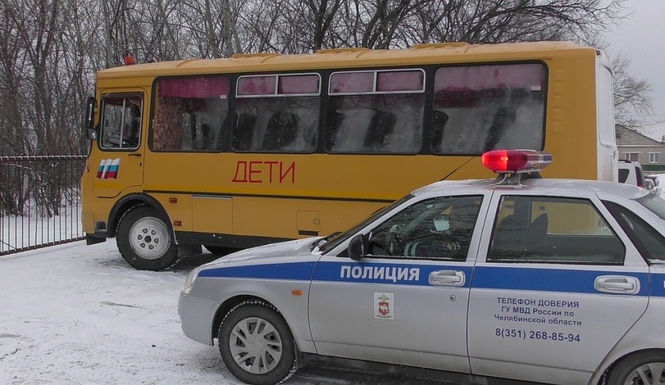 Вот этим школьным автобусом управлял шофер без прав. Фото: группа "Управлении-Гибдд-По Челябинской-Области" vk.com