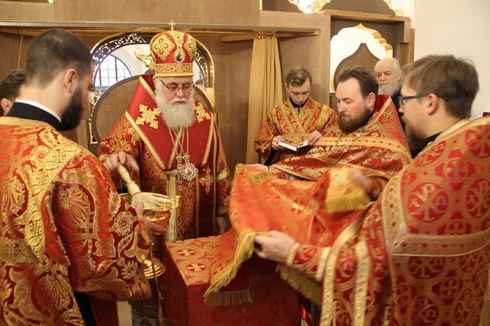 В гусевском храме Всех Святых освятили придел Георгия Победоносца.