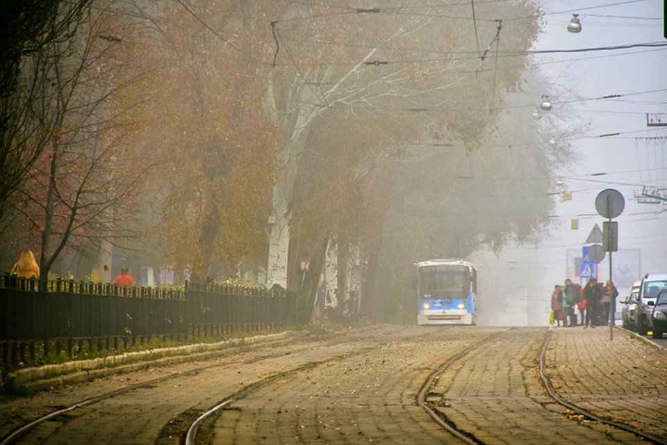 Туман в городе. Фото: Евгения Карпачева