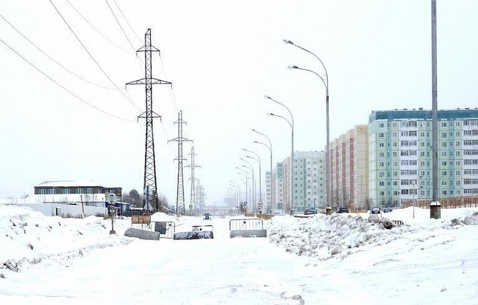 В Нижневартовске квадрокоптером ищут болото, которое затопило улицу Зимнюю. Фото с сайта администрации города Нижневартовск