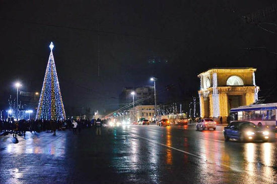 Новогодние праздники в Кишиневе пройдут одним мероприятием