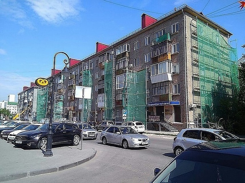 Все фасады обещают закончить в 31 декабря.