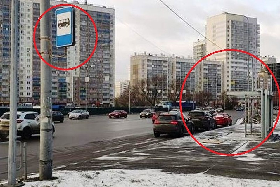 На этом повороте с набережной на Молодогвардейцев никогда не было остановки.