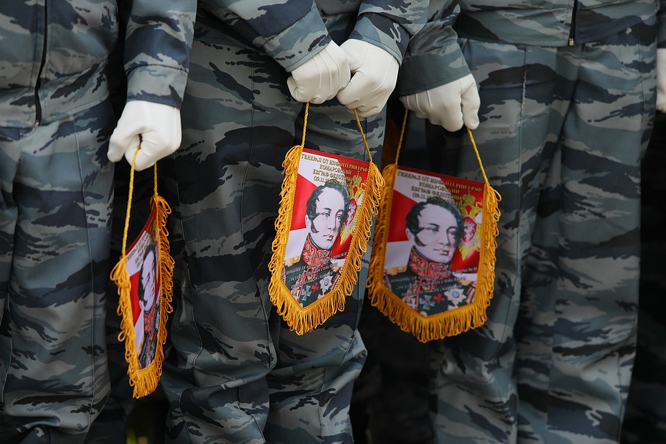 В Белгороде прошел марш-бросок к 250-летию графа-генерала Ефграфа Комаровского. Фото пресс-службы Росгвардии.