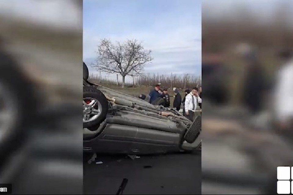 Серьезная авария на трассе Оргеев-Кишинев. Фото: скриншот из видео
