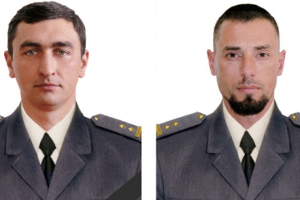 28-летние полковники Денис Волочаев (слева) и Дмитрий Каплунов погибли, подорвавшись на минах. Фото: Пресс-центр штаба ООС