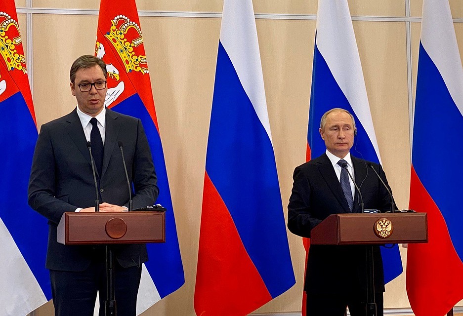 Встреча президентов России и Сербии состоялась 4 декабря