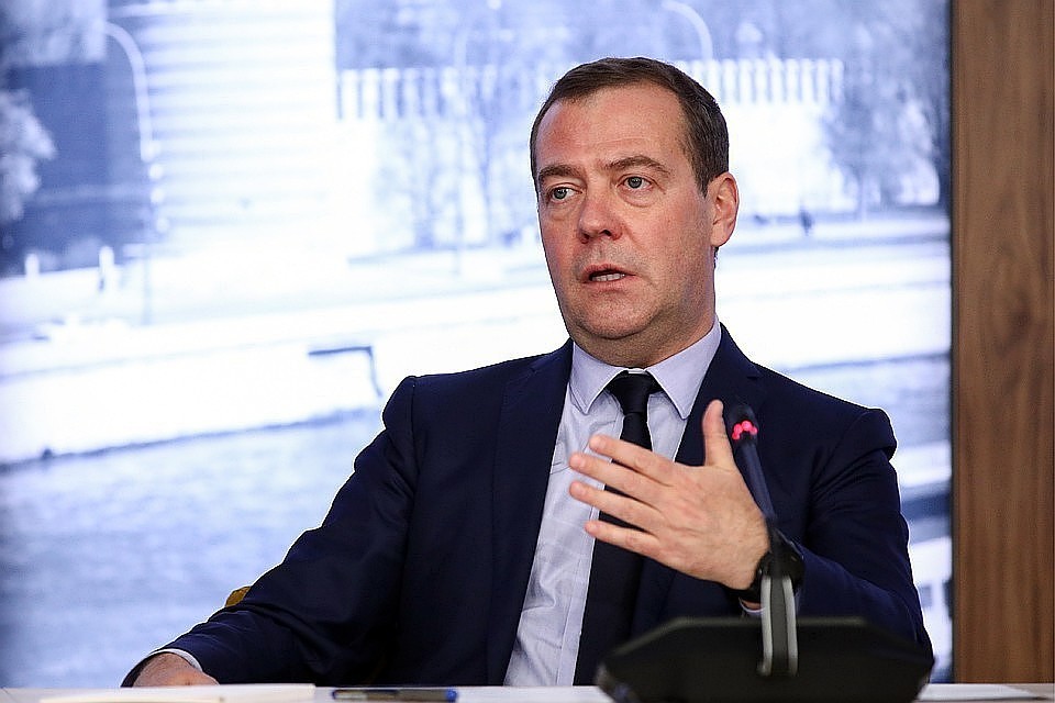 Дмитрий Медведев 5 декабря дал большое интервью российским журналистам Фото: Сергей Бобылев/ТАСС