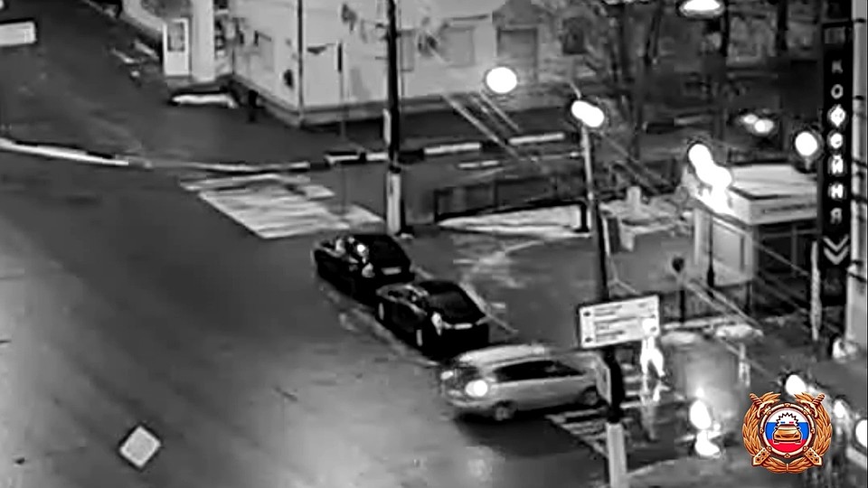 ДТП на бульваре Радищева в Твери Фото: скрин видео УГИБДД России по Тверской области