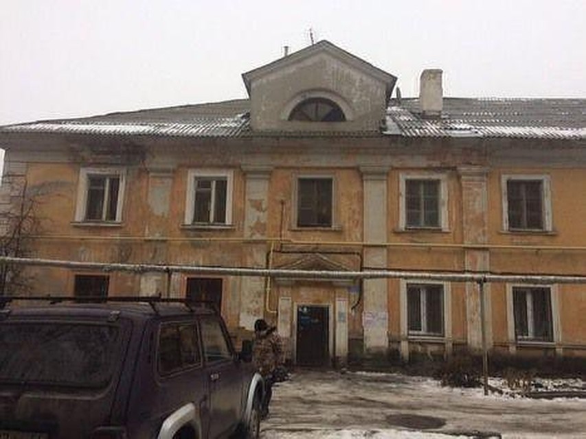 Здание не видело ремонта несколько десятков лет