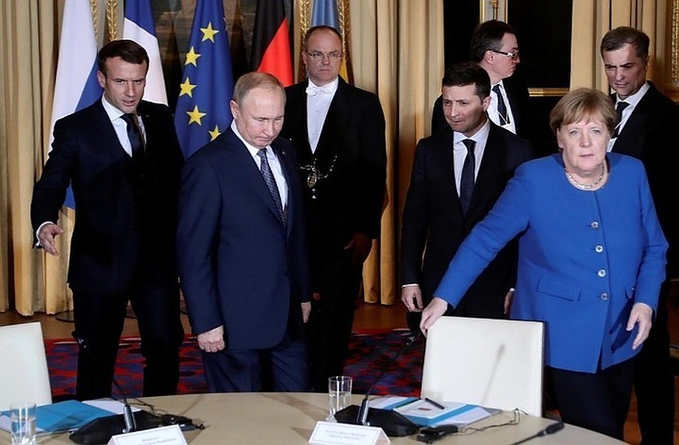 После встречи "нормандской четвёрки" Меркель назвала Путина победителем саммита
