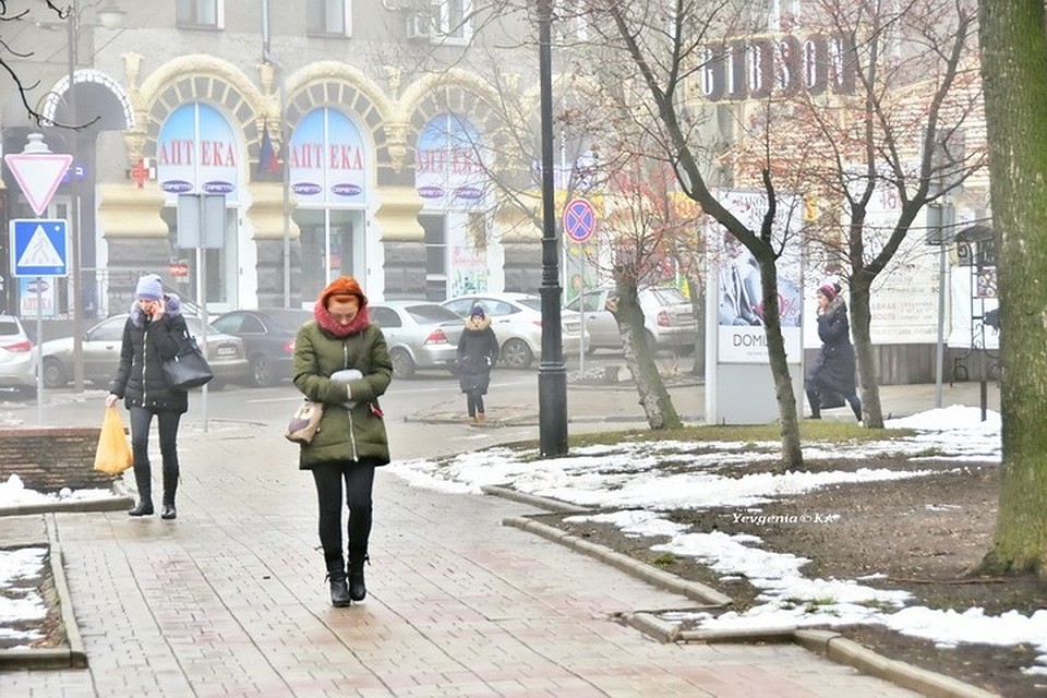 Снег 1 января увидели только самые ранние пташки. Фото: Евгении Карпачевой