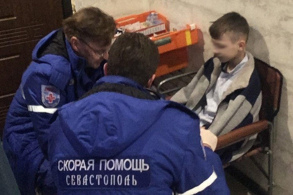 Ребенок не пострадал. Фото: пресс-служба ГУ МЧС России по городу Севастополю