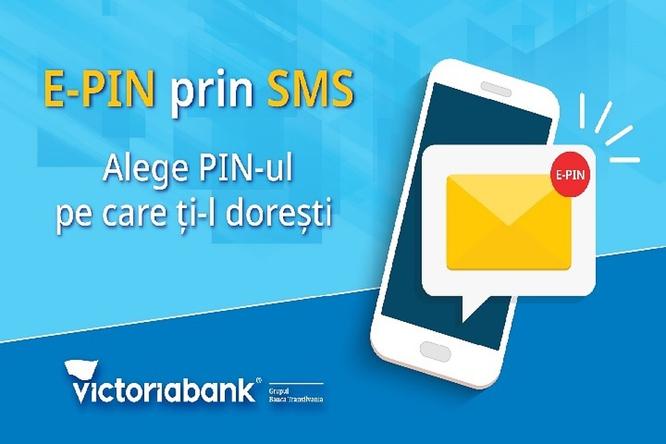 Victoriabank modifica tehnologia eliberarii PIN-codului pentru detinatorii sai de carduri