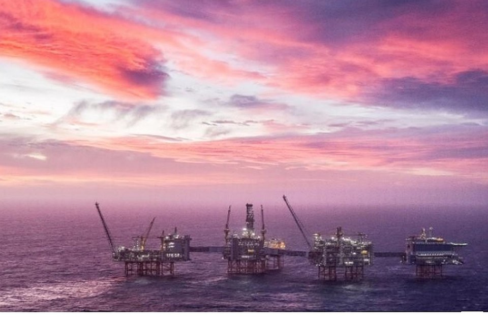 В месторождении Йохан Свердруп в Северном море начали качать нефть осенью 2019 года. Фото: reuters.com.
