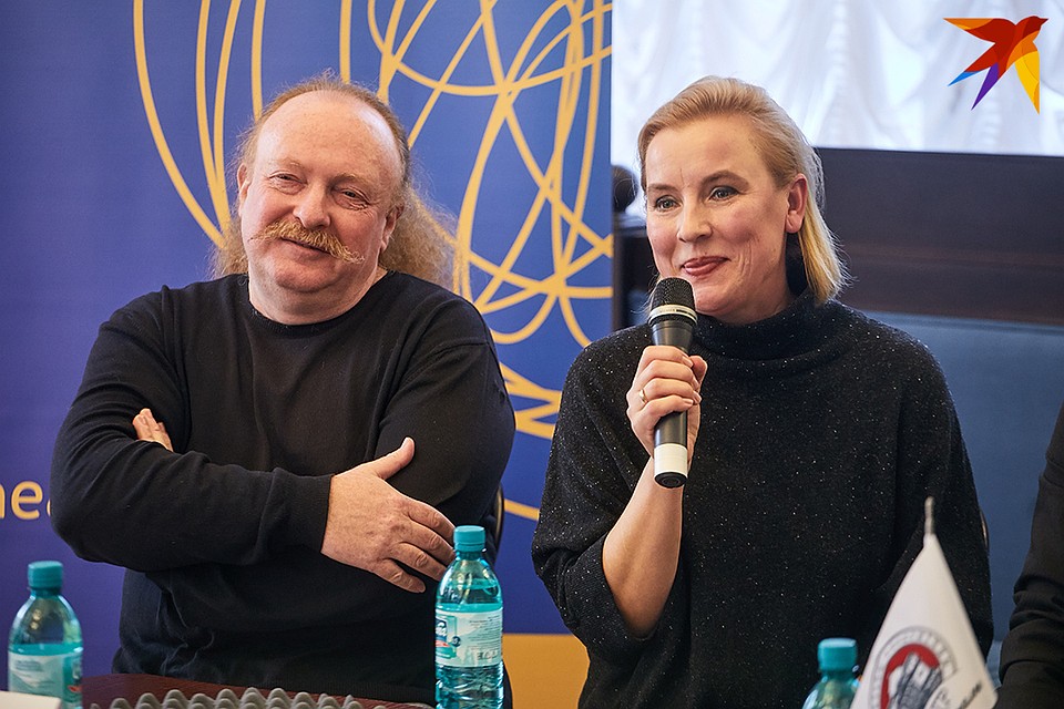 Художественный руководитель семейного инклюзив-театра "і" Ирина Пушкарева и продюсер коллектива Леонид Динерштейн.