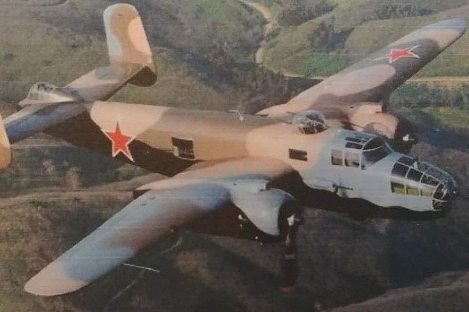 Бомбардировщики B-25 поставлялись в СССР по программе ленд-лиза.