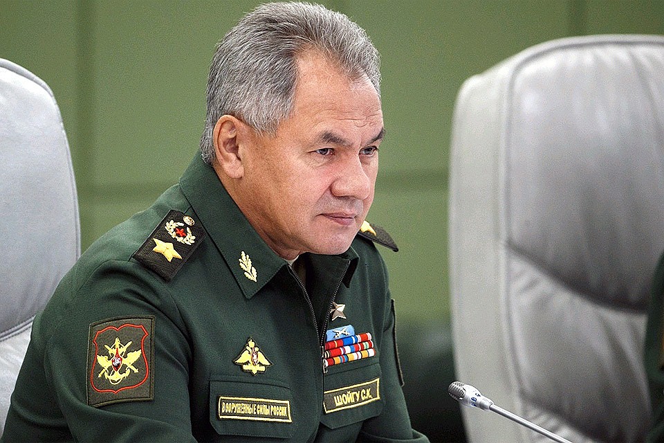 Глава Минобороны РФ Сергей Шойгу.