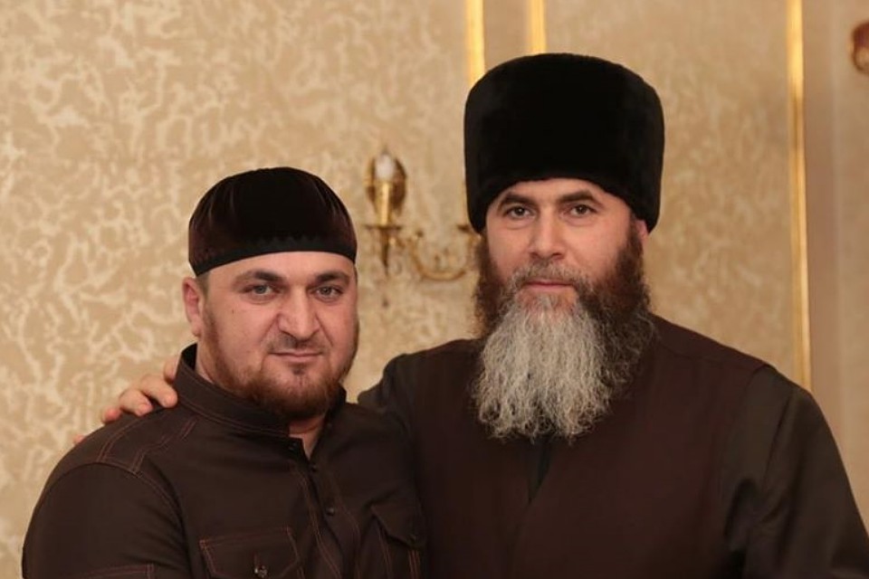 Турпал-Али Ибрагимов с муфтием ЧР Салах-Хаджи Межиевым