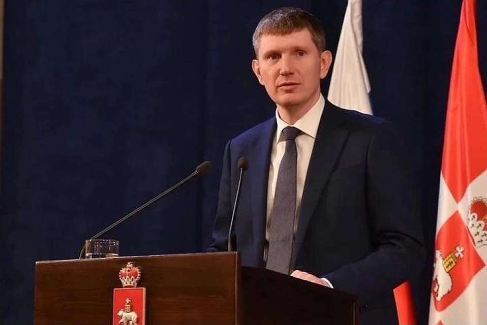 Максим Решетников на церемонии представления нового губернатора. Фото: краевое правительство.