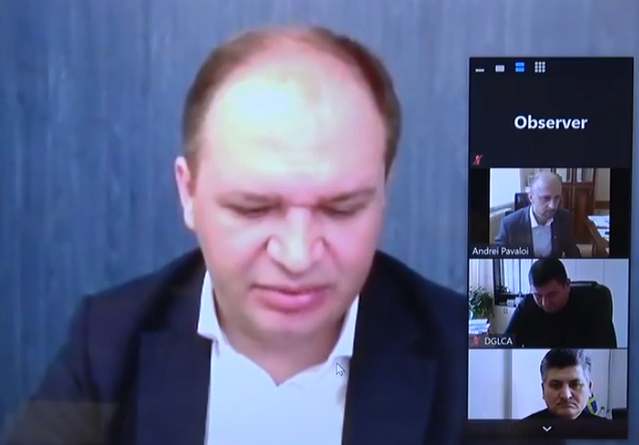 Планерка онлайн в мэрии Кишинева.