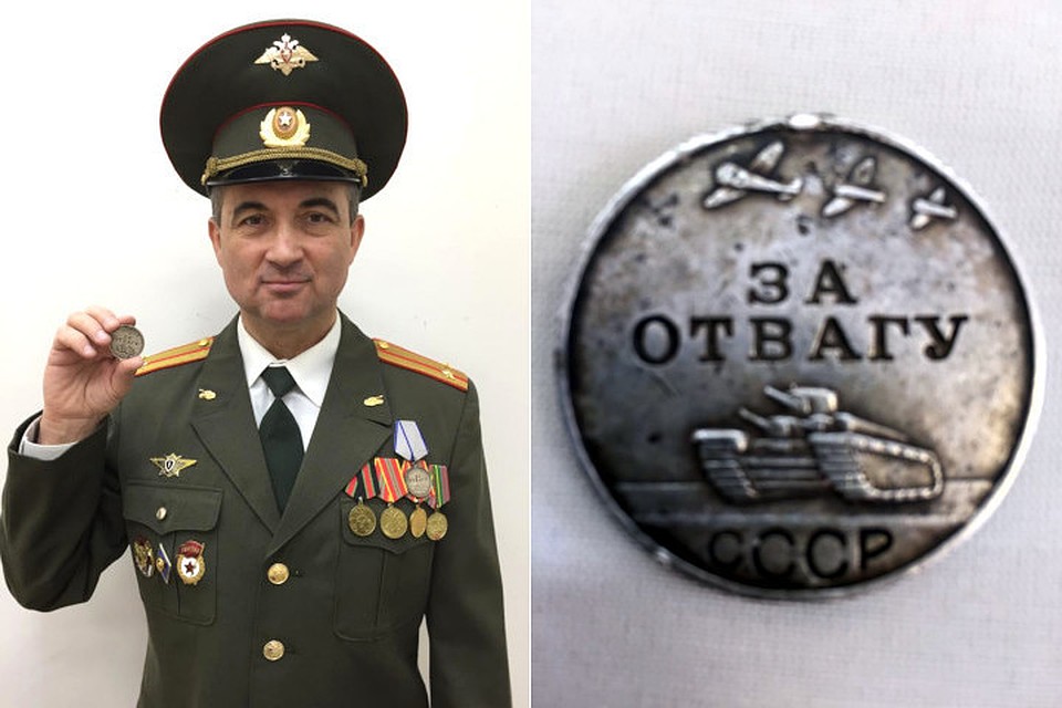 Вот уже два года подполковник запаса Анатолий Ярош пытается найти родственников хозяина медали. Фото: Ирина Тарасова, из архива Анатолия Яроша