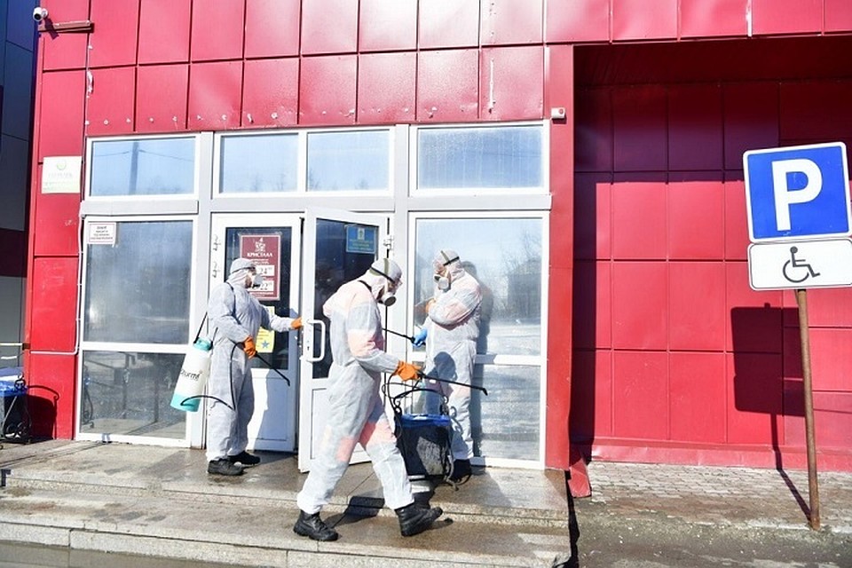 В Салехарде продолжается тотальная дезинфекция Фото: salekhard.org