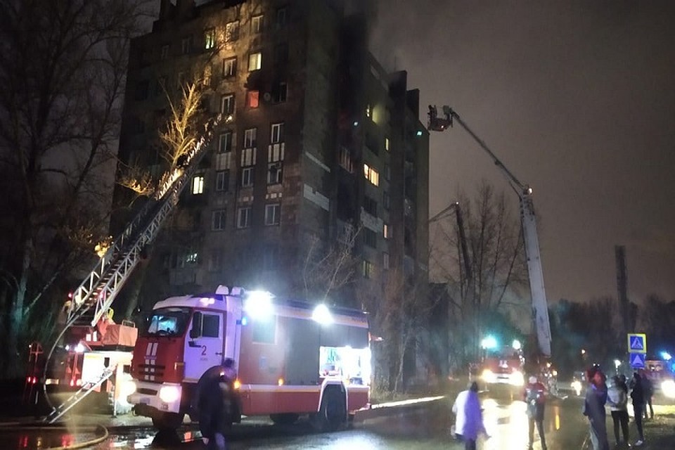 Пожар начался в 19.17