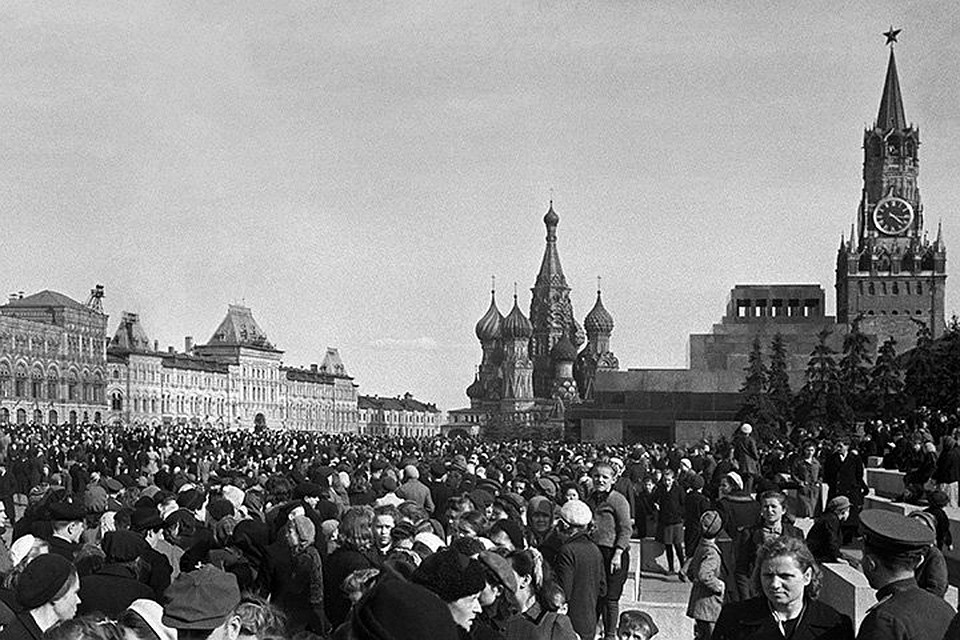 Празднование Дня Победы в Москве