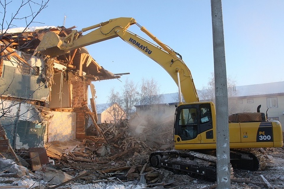 В Ноябрьске за год демонтируют более 60 старых домов Фото: admnoyabrsk.ru