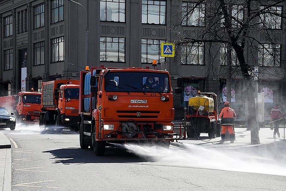 На улицы выйдут всего более 4,5 тысяч единиц поливомоечной техники