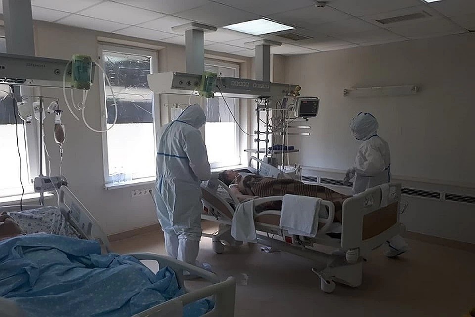 Реанимация больницы скорой помощи в Кишиневе, где лежат самые "тяжелые" больные, заразившиеся коронавирусом