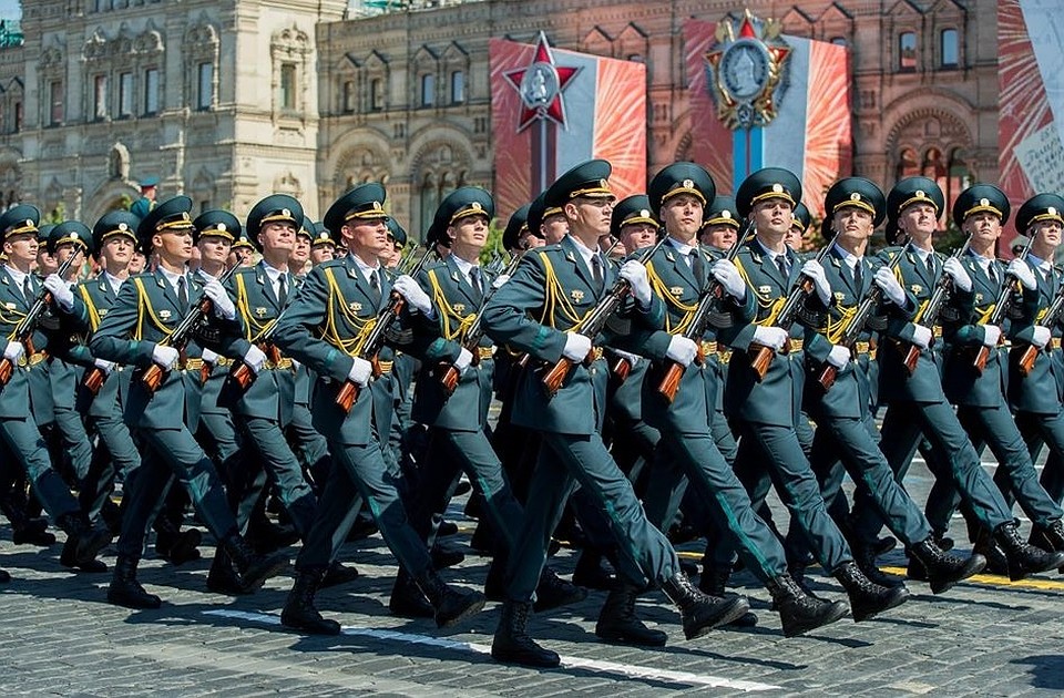 Молдавские военные на Параде Победы в Москве. Фото: соцсети