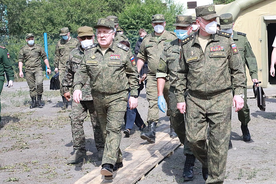 С завтрашнего дня полевой госпиталь в Кызыле начнет прием и лечение первых пациентов