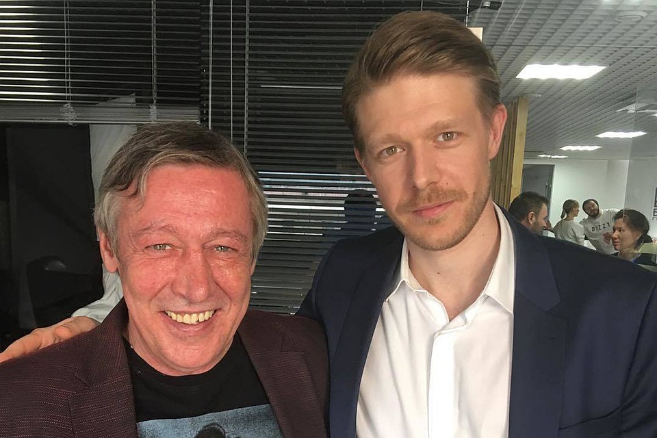 Михаил Ефремов с сыном Никитой.