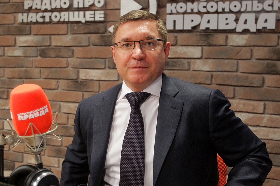Владимир Якушев в студии Радио "КП"