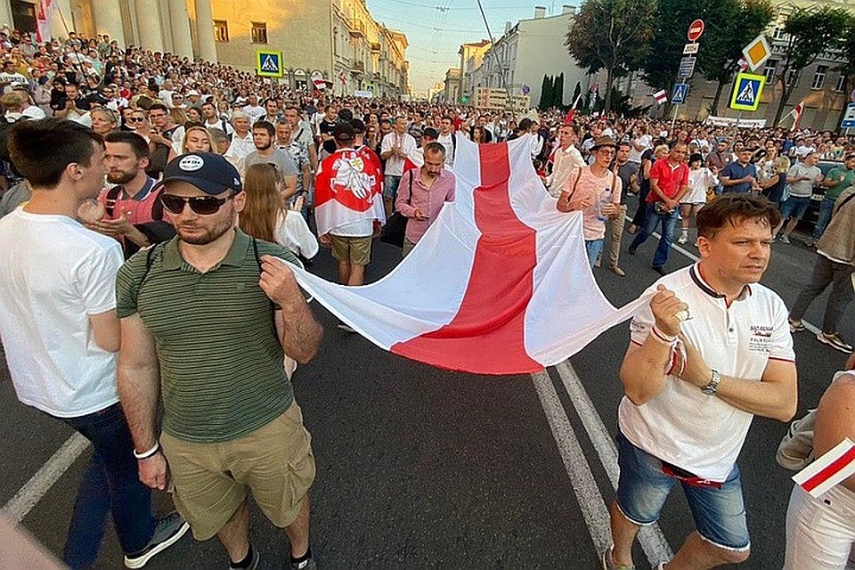 В Минске продолжаются протесты