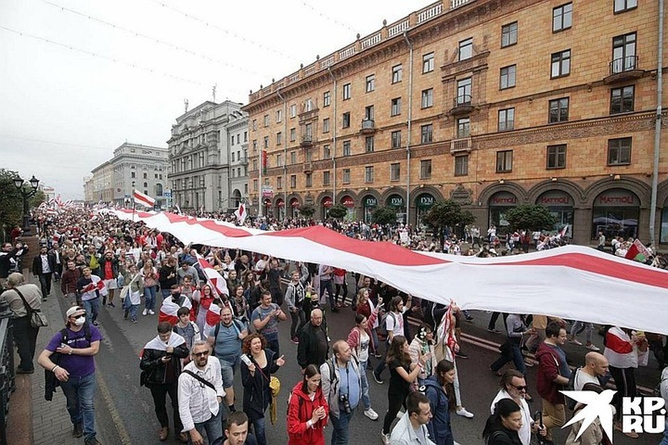 В Минске вновь многотысячные митинги протеста