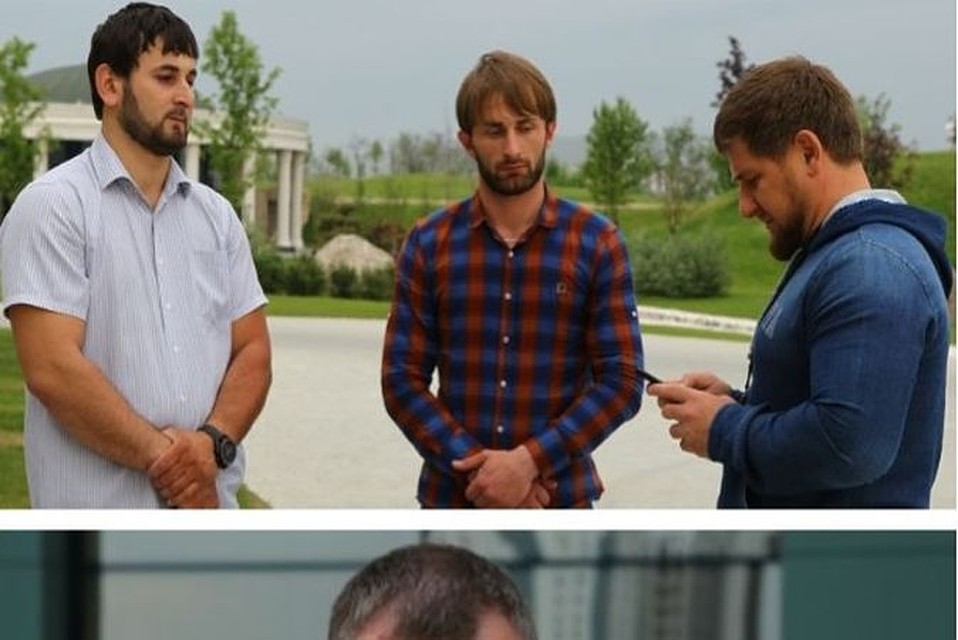 Бекхан Ибрагимов (в центре) был осужден за участие в драке,
в которой погиб Юрий Волков.