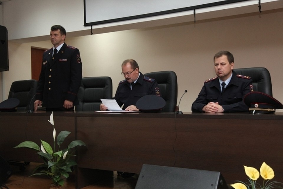 Полковник полиции Константин Обушев (крайний слева) работает в органах внутренних дел с 1996 года