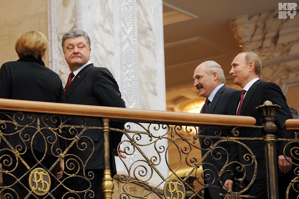 Петр Порошенко был в компании европейских коллег. Фото: Виктор ГИЛИЦКИЙ