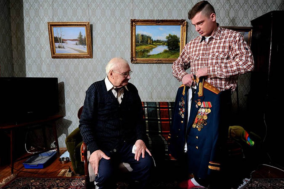 Ветеран Великой Отечественной войны Василий Устюгов.