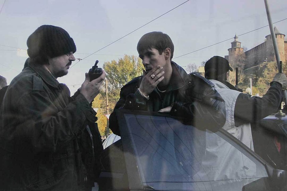 Съемки фильма "Жмурки" в Нижнем Новгороде.