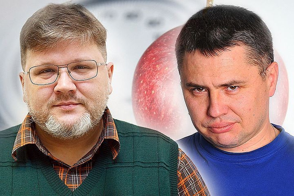 Журналисты «Комсомольской правды» Евгений Кульков (слева) и Евгений Сазонов (справа) решили похудеть на спор. Фото: ГУСЕВА Евгения+ГЛУЗ Александр.