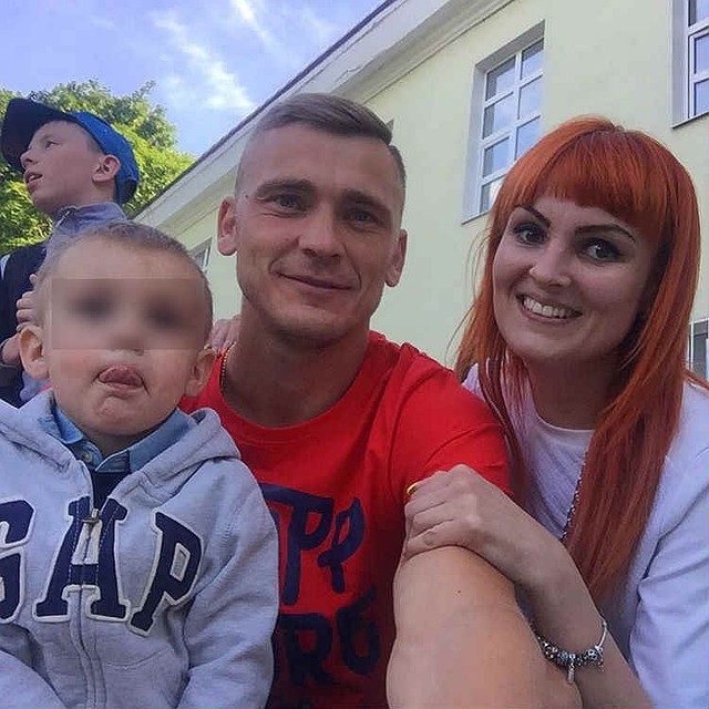 Спортсмен спокоен, когда его сын и супруга рядом. ФОТО: Личный архив