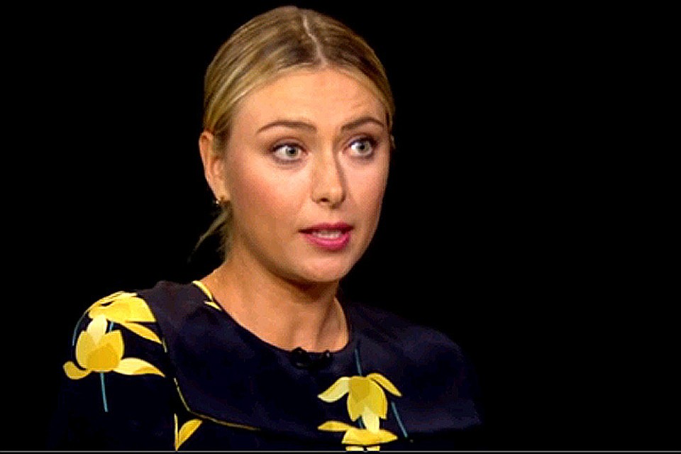 Мария Шарапова в гостях у канала PBS.